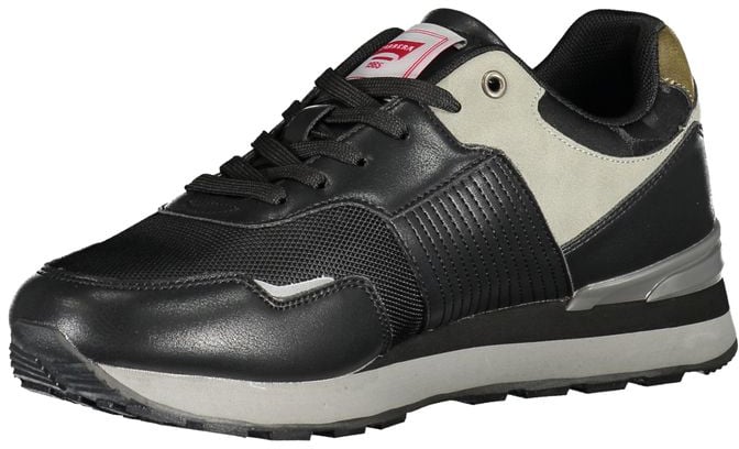Carrera Black Polyurethane Men Sneaker