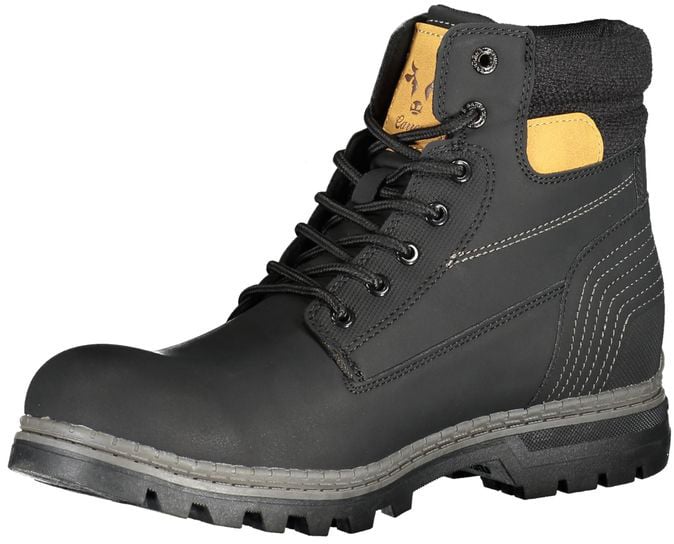Carrera Nero Poliuretano Men Stivaletto