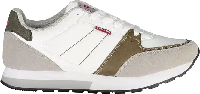 Carrera White Polyester Athletic Sneakers