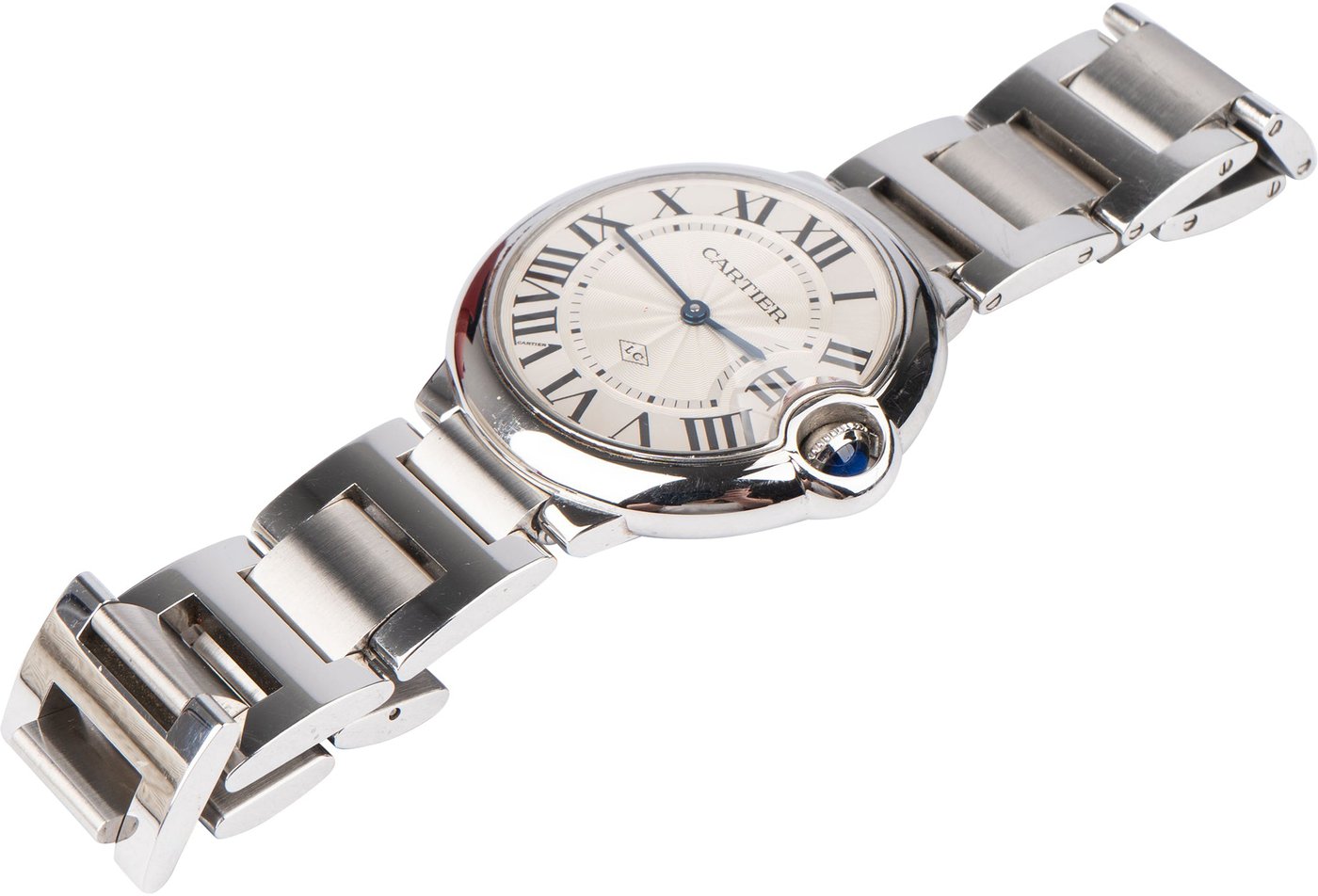 Cartier Silver Tone Ballon 3005 Women Watch