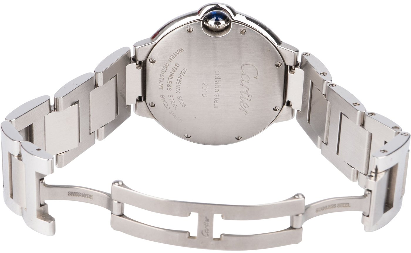 Cartier Silver Tone Ballon 3005 Women Watch