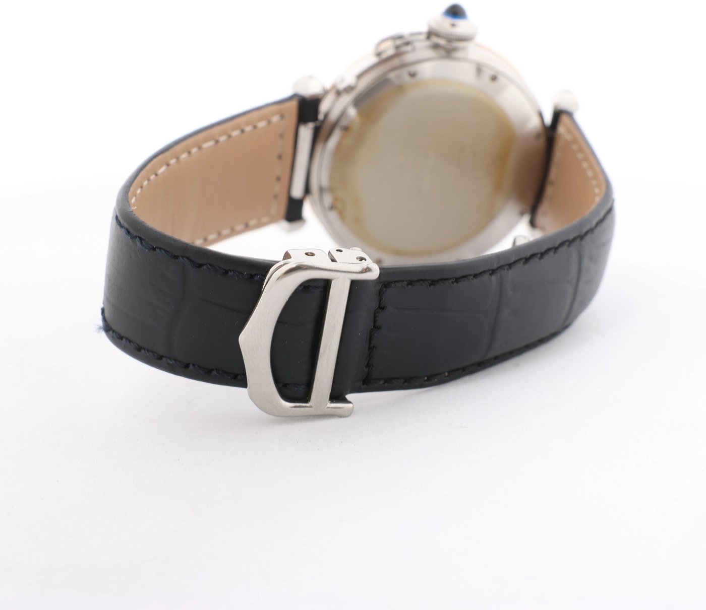 Cartier Pasha de Cartier Power Reserve W3101255 1033CC281707 SS×YG AT Watch with Beige Dial