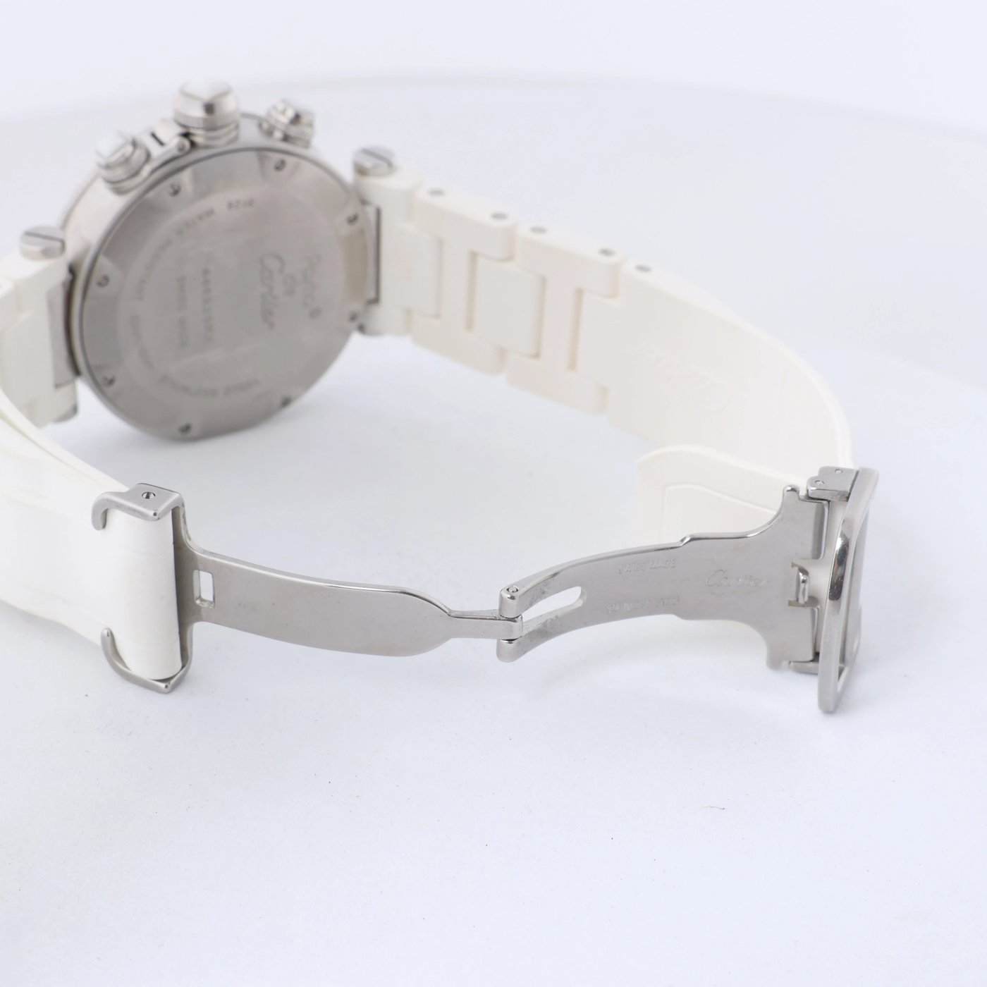 Cartier Pasha Seatimer Quartz Wristwatch, ref. W3140005 With Silver Dial