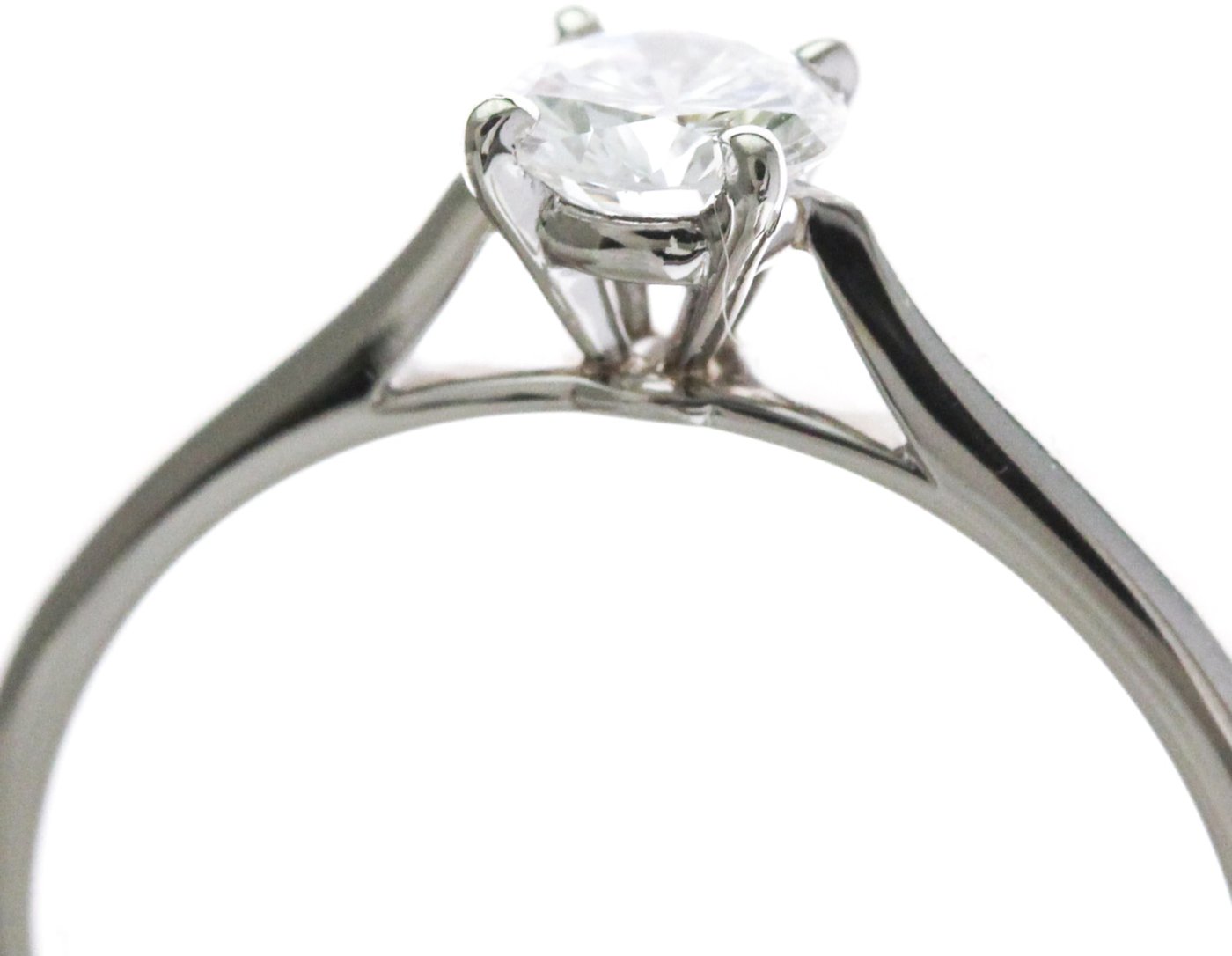 Cartier Solitaire 1895 Platinum with RBC Diamond 0.60CT