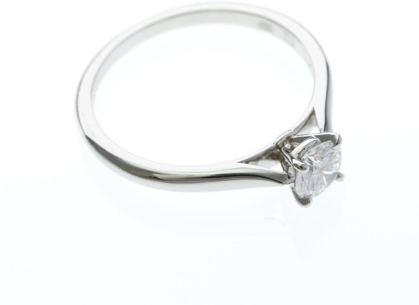 Cartier Solitaire 1895 Platinum with RBC Diamond 0.60CT