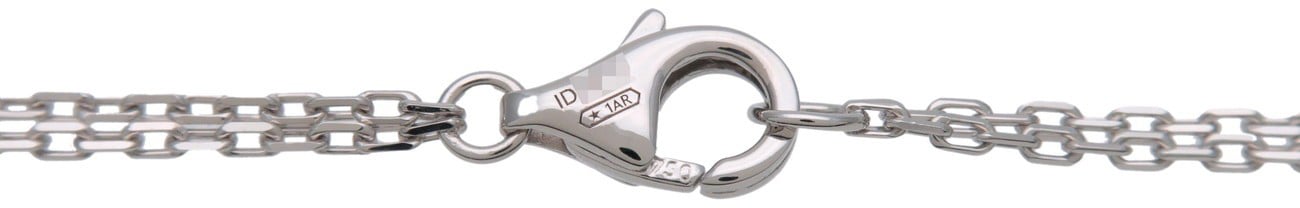 Cartier 2 Diamonds Love Pendant 18K White Gold with Diamonds