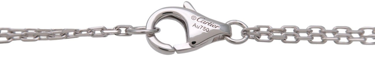 Cartier 2 Diamonds Love Pendant 18K White Gold with Diamonds