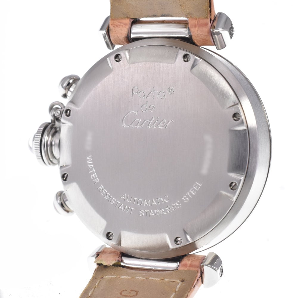 Cartier Pasha C Automatic Leather and Steel