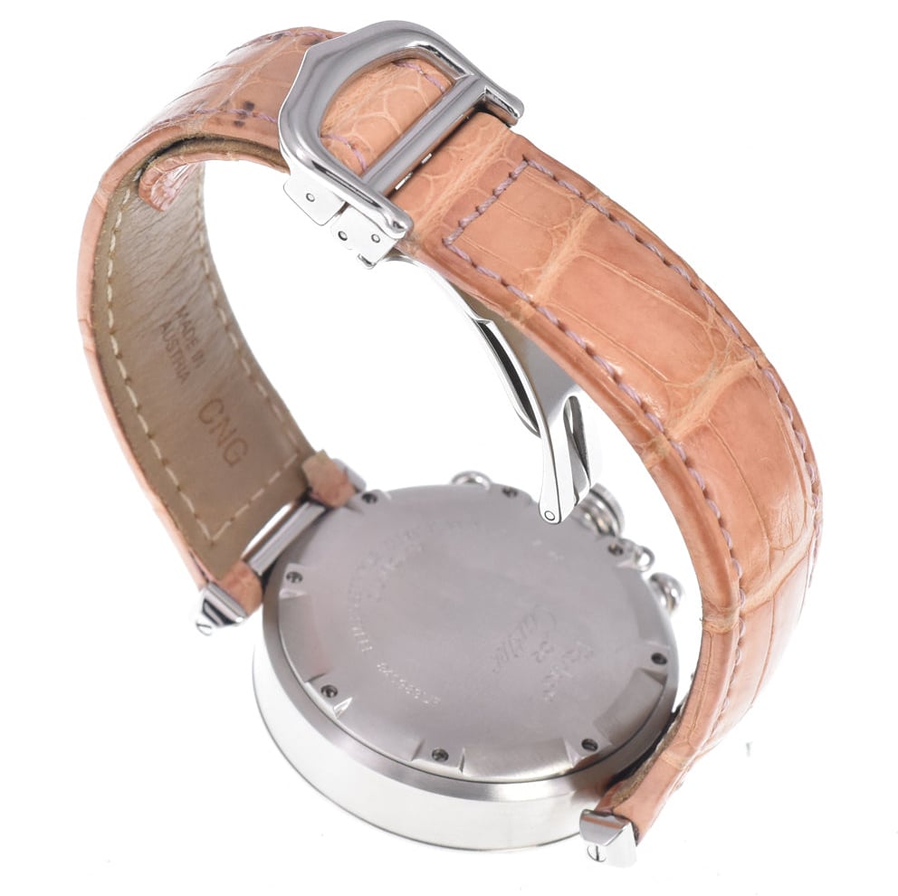 Cartier Pasha C Automatic Leather and Steel