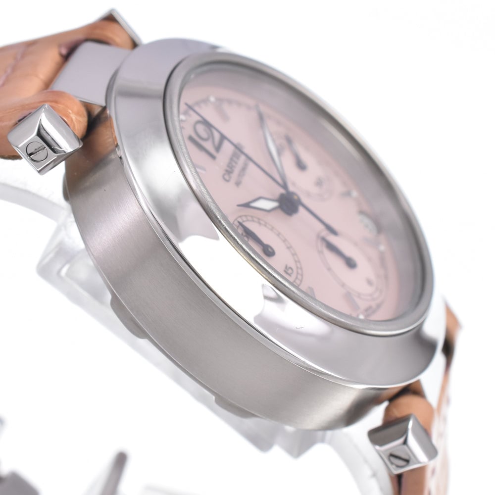 Cartier Pasha C Automatic Leather and Steel
