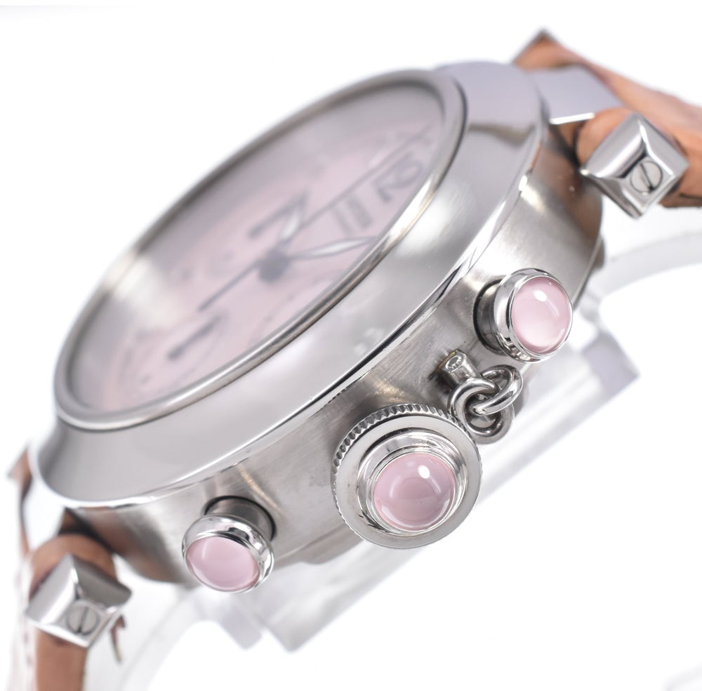 Cartier Pasha C Automatic Leather and Steel