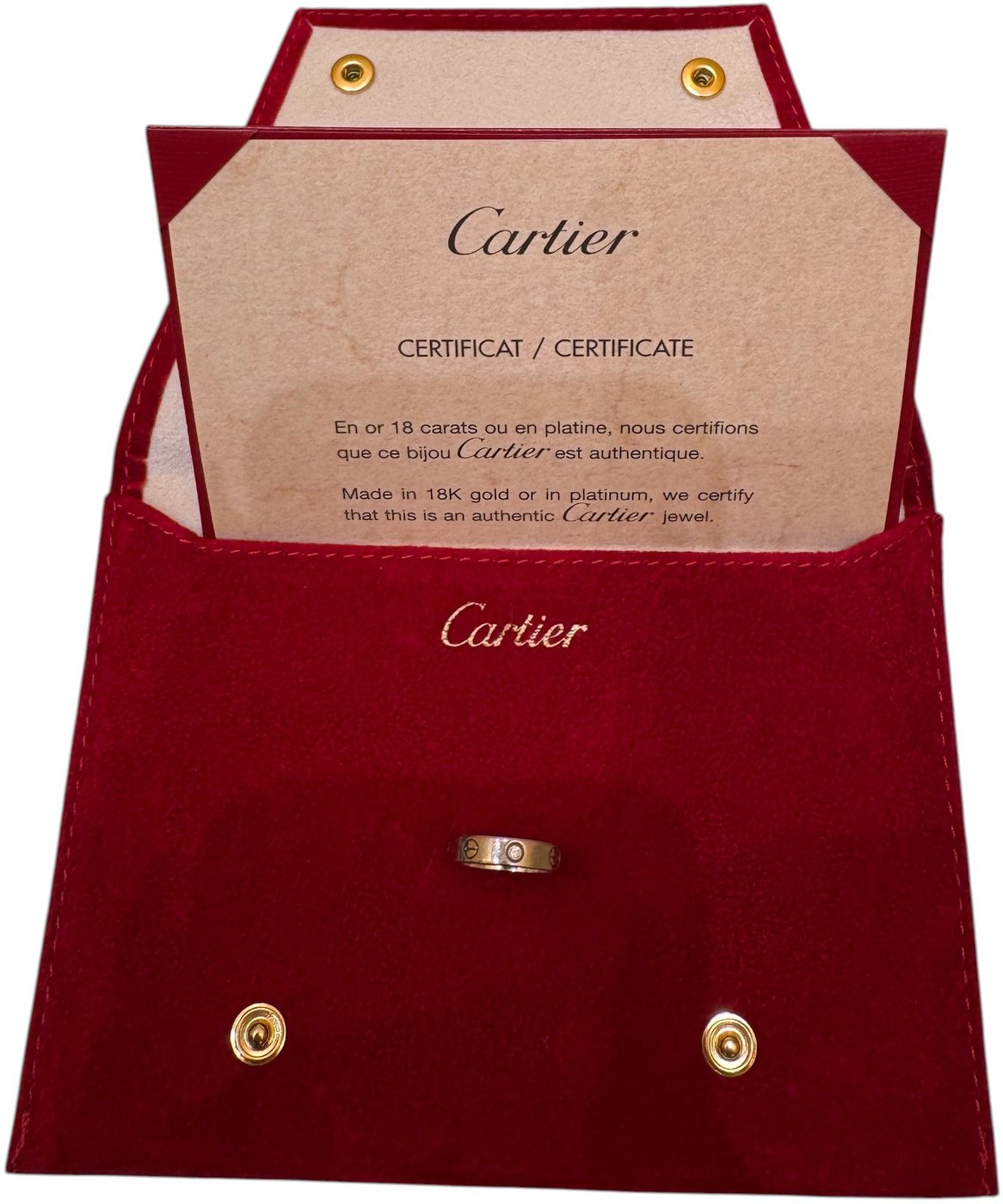 Cartier Love Band 18K White Gold