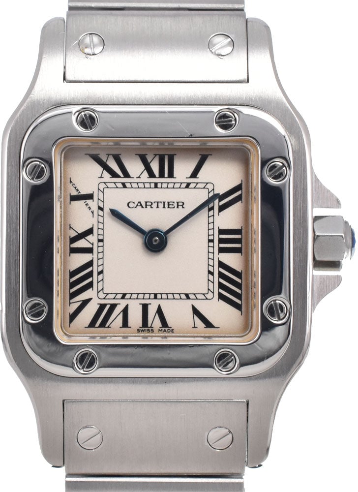 Cartier Santos de Cartier Galbee Quartz Stainless Steel 24