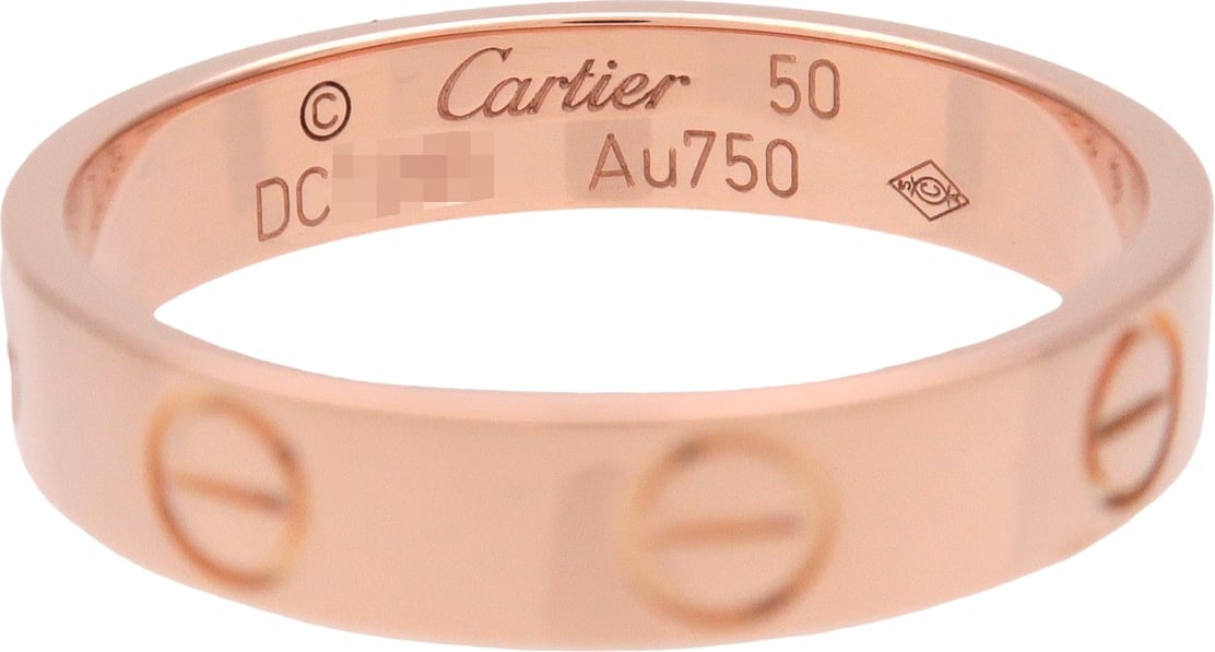 Cartier Love Wedding Band 18K Rose Gold