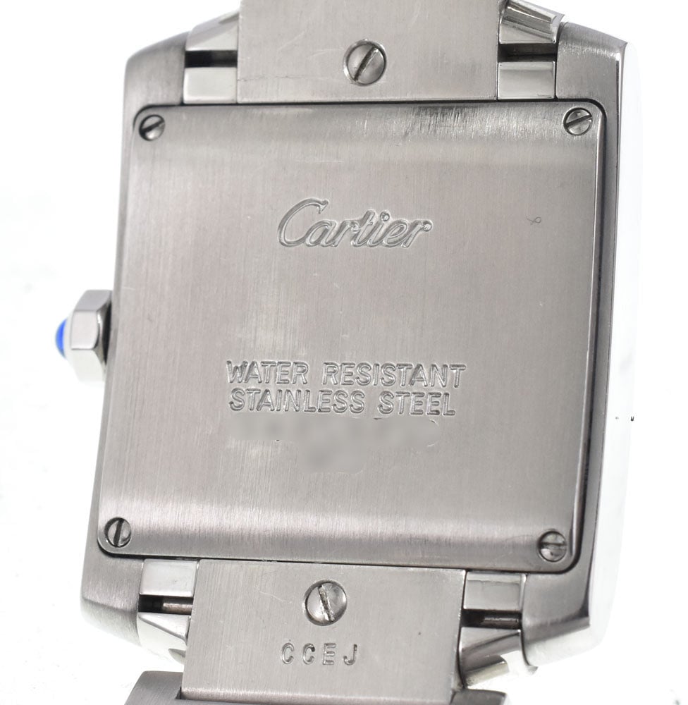 Cartier Tank Francaise Quartz Stainless Steel and Rose Gold with Mother of Pearl 25