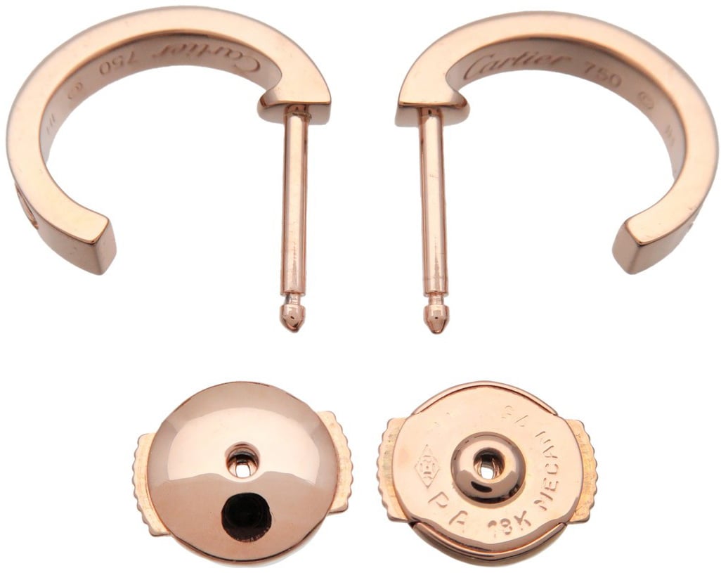 Cartier Love Hoop 18K Rose Gold Small