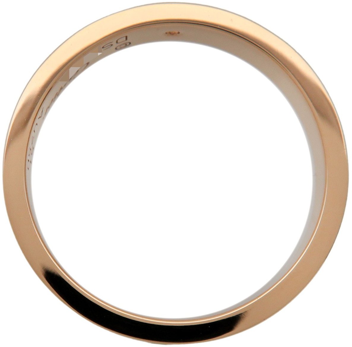 Cartier Love Wedding Band 1 Diamond 18K Rose Gold with Diamond