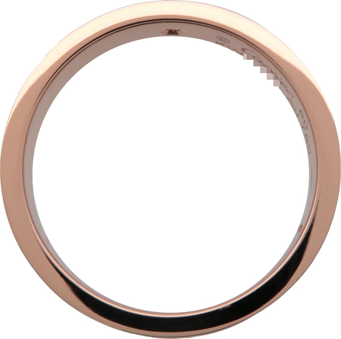 Cartier Love Wedding Band 1 Diamond 18K Rose Gold with Diamond