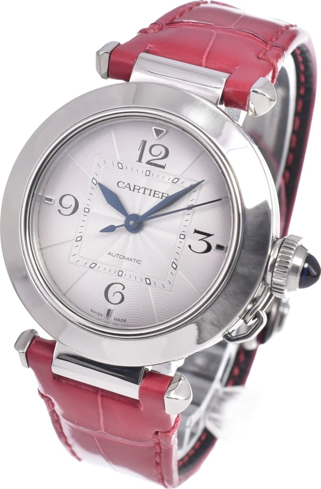 Cartier Pasha de Cartier Automatic Stainless Steel and Alligator 35