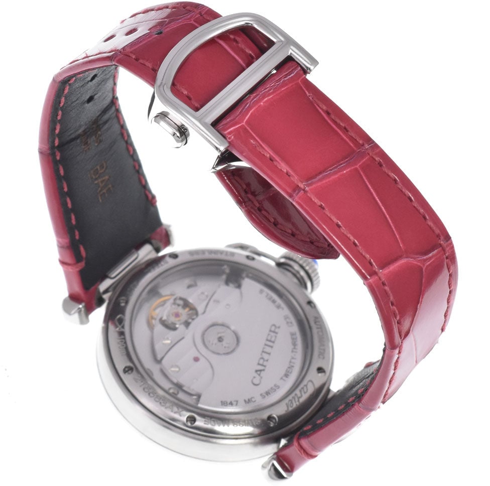 Cartier Pasha de Cartier Automatic Stainless Steel and Alligator 35