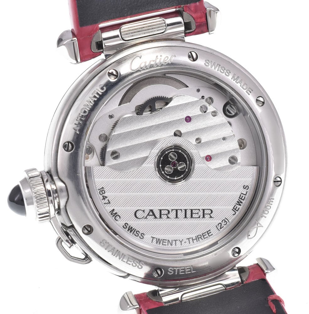 Cartier Pasha de Cartier Automatic Stainless Steel and Alligator 35