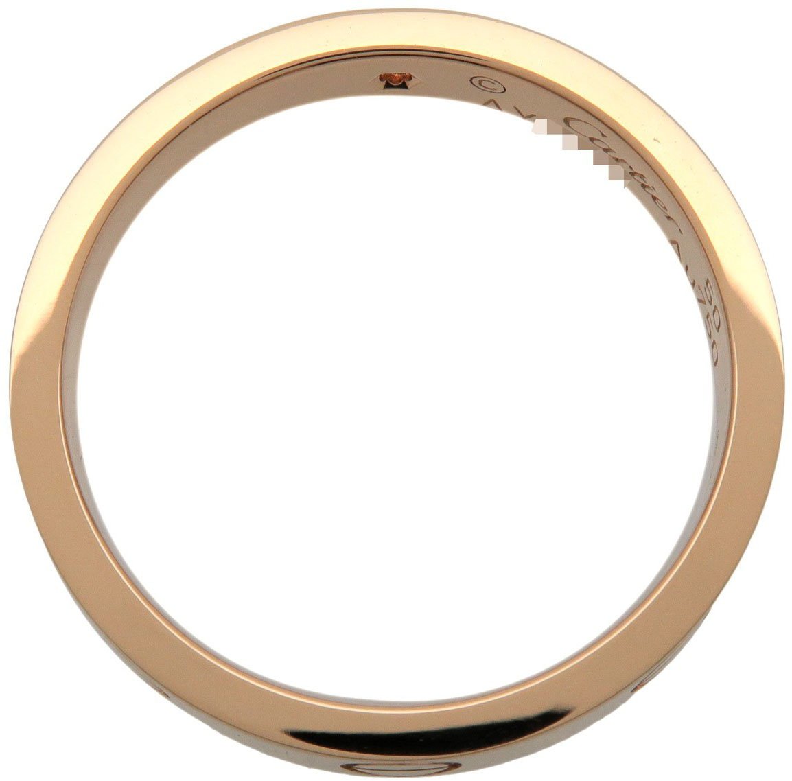 Cartier Love Wedding Band 1 Diamond 18K Yellow Gold with Diamond