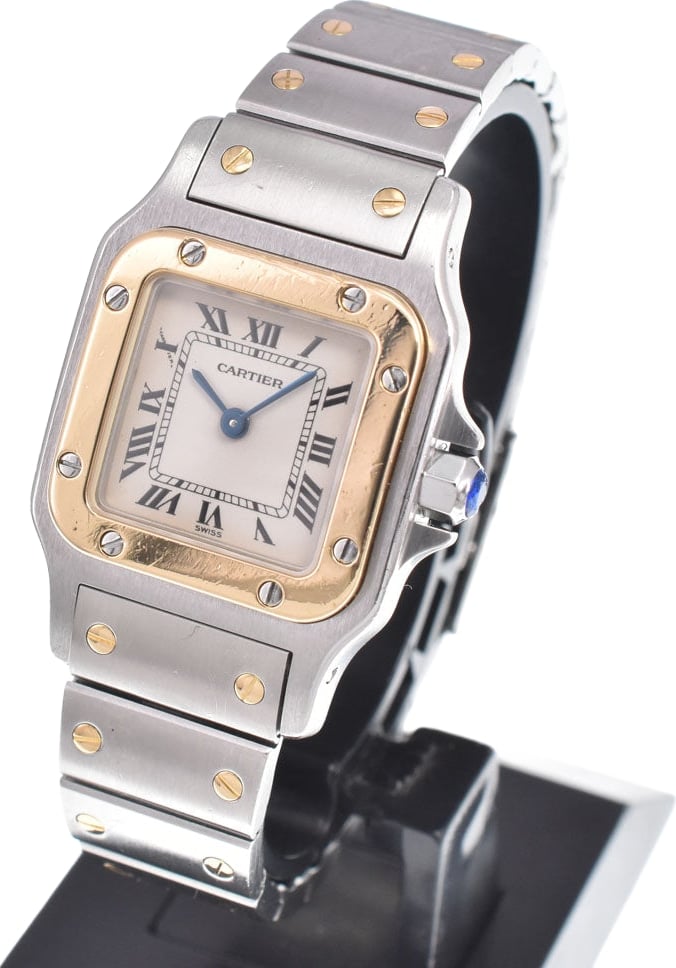 Cartier Santos de Cartier Galbee Quartz Stainless Steel and Yellow Gold 24