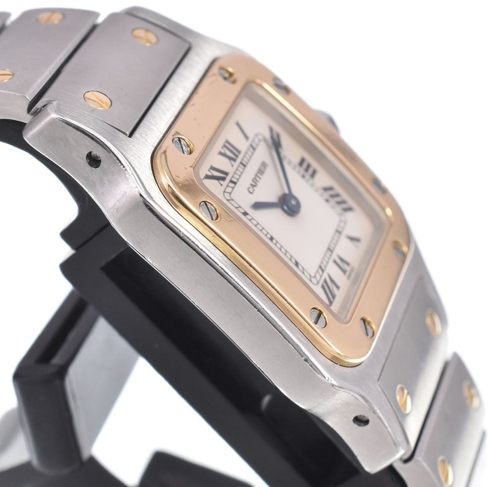 Cartier Santos de Cartier Galbee Quartz Stainless Steel and Yellow Gold 24