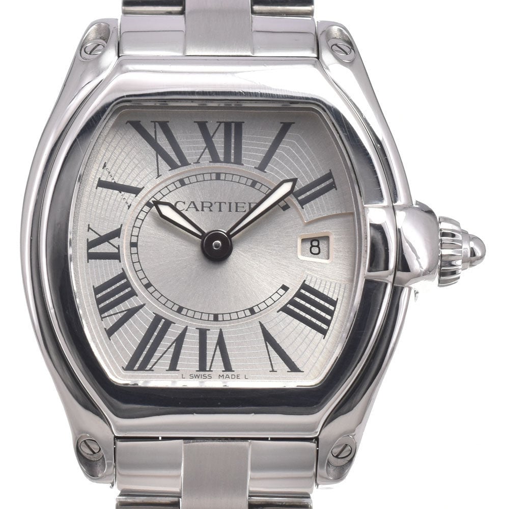 Cartier Roadster Quartz Stainless Steel with Mother of Pearl 31