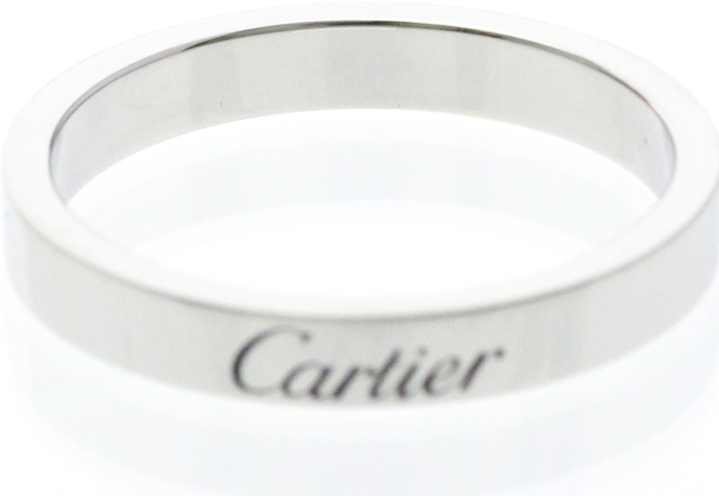 Cartier C de Cartier Wedding Band Platinum 3mm