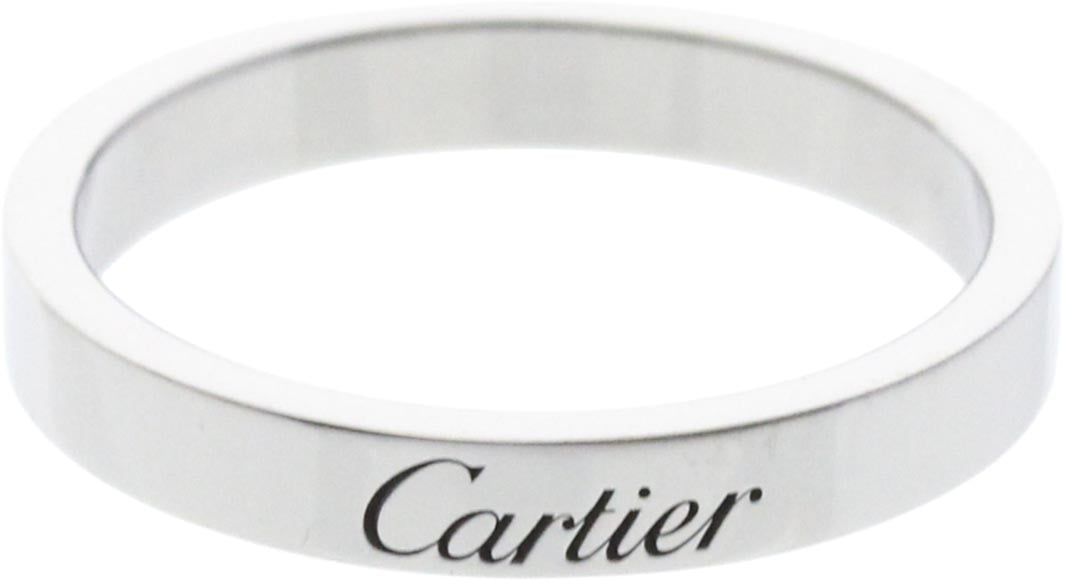 Cartier C de Cartier Wedding Band Platinum 3mm