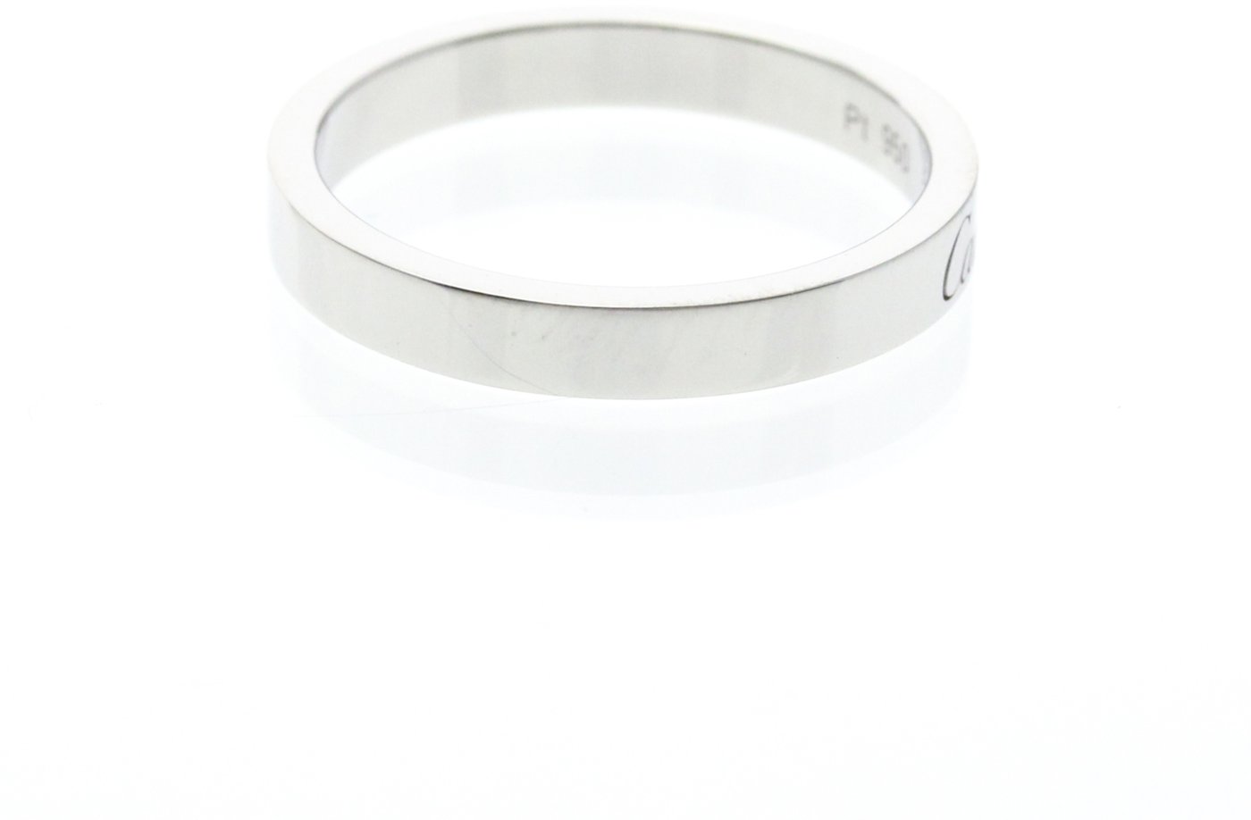 Cartier C de Cartier Wedding Band Platinum 3mm