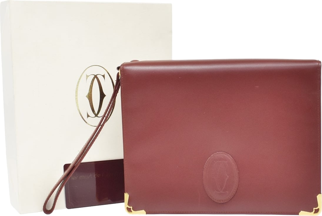 Cartier Must de Cartier Clutch Leather