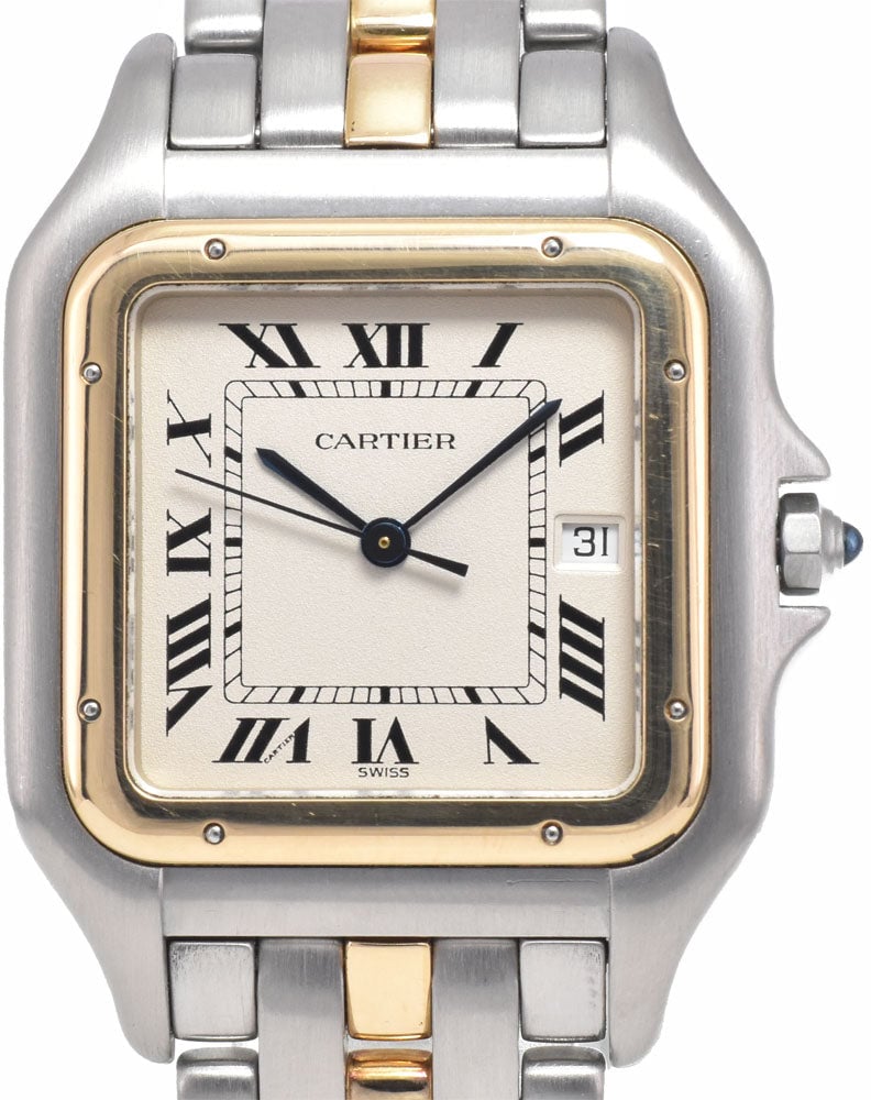 Cartier Vintage Panthere de Cartier Quartz Stainless Steel and Yellow Gold 27