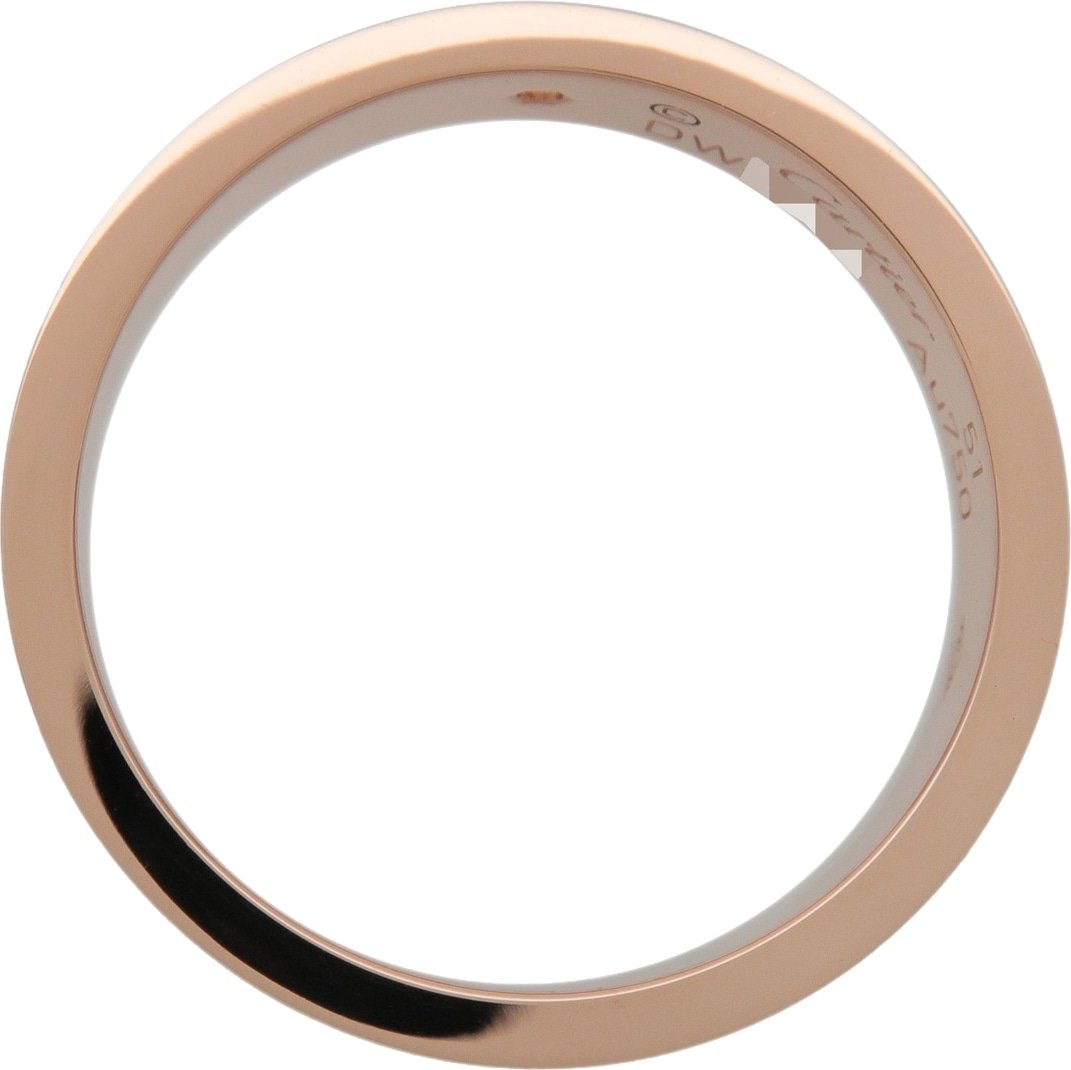 Cartier Love Wedding Band 1 Diamond 18K Rose Gold with Diamond