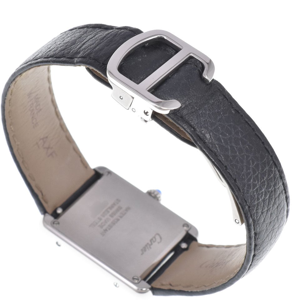 Cartier Must de Cartier Tank Quartz Stainless Steel and Leather 25