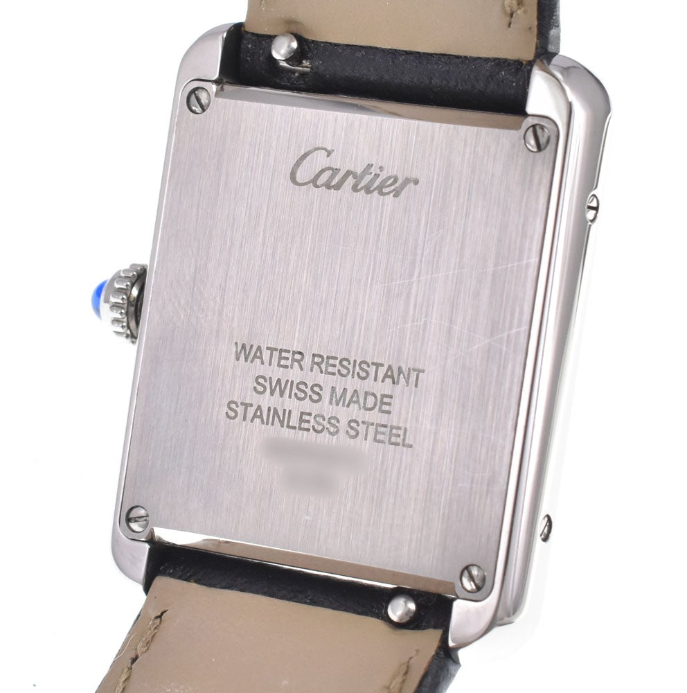 Cartier Must de Cartier Tank Quartz Stainless Steel and Leather 25