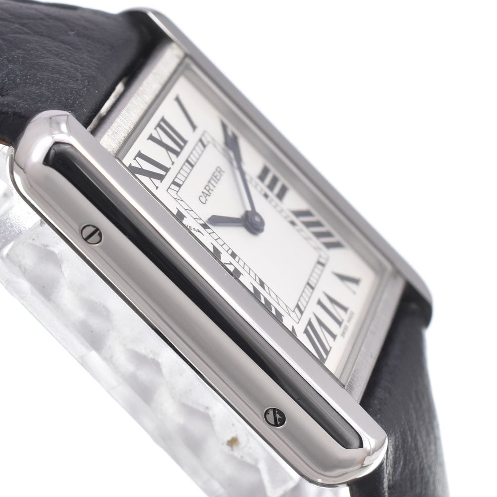 Cartier Must de Cartier Tank Quartz Stainless Steel and Leather 25