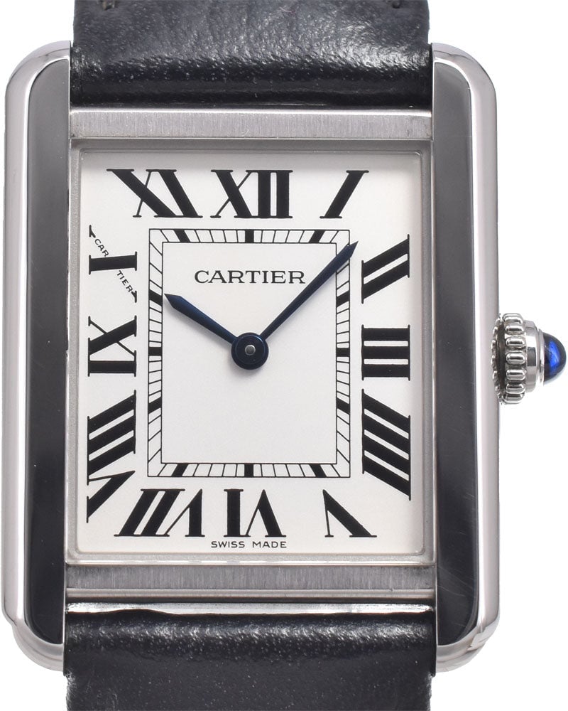Cartier Must de Cartier Tank Quartz Stainless Steel and Leather 25
