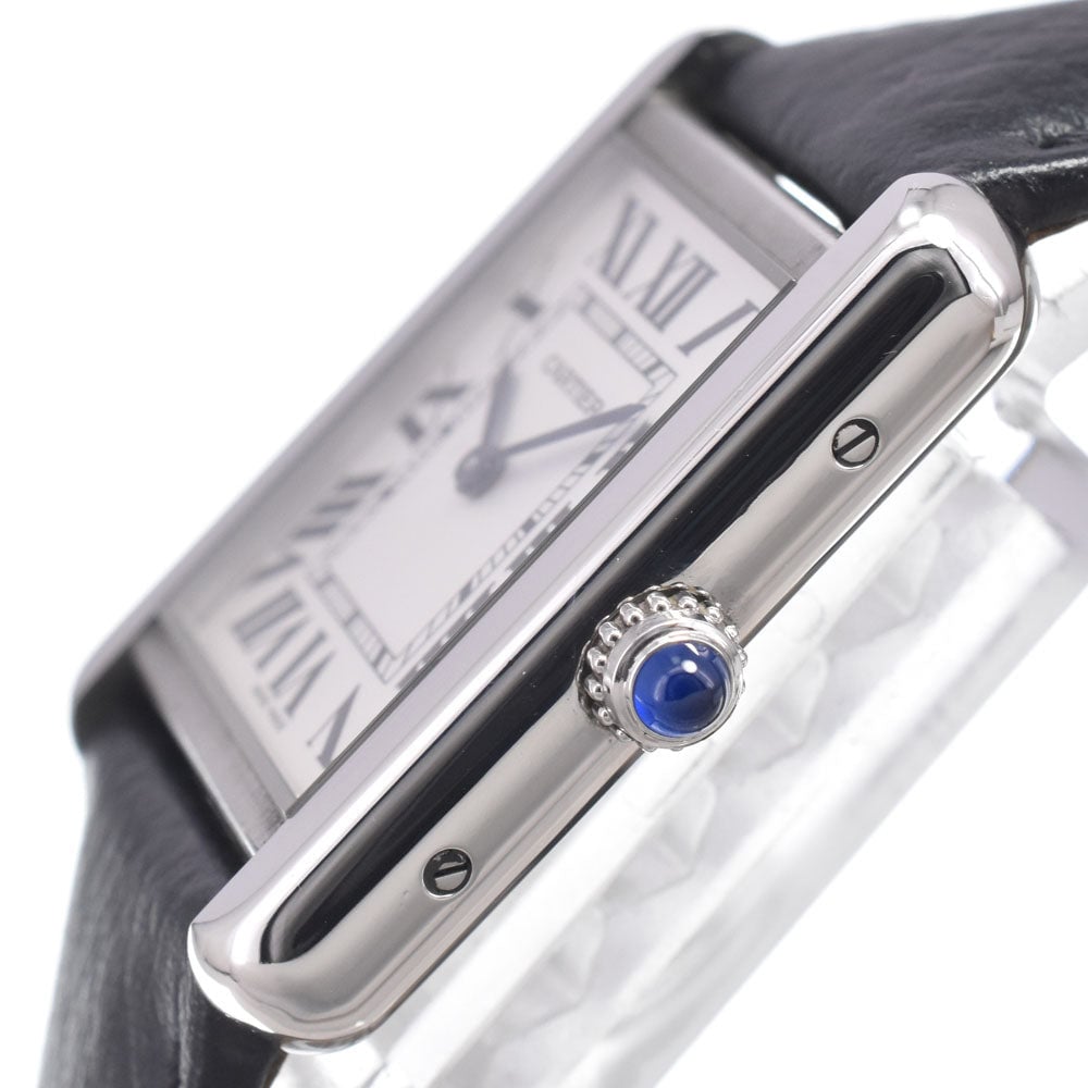 Cartier Must de Cartier Tank Quartz Stainless Steel and Leather 25