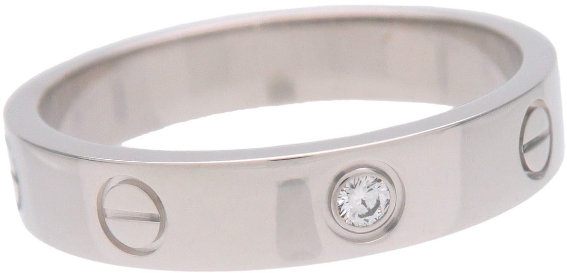 Cartier Love 1 Diamond Band Platinum with Diamond