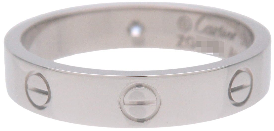 Cartier Love 1 Diamond Band Platinum with Diamond