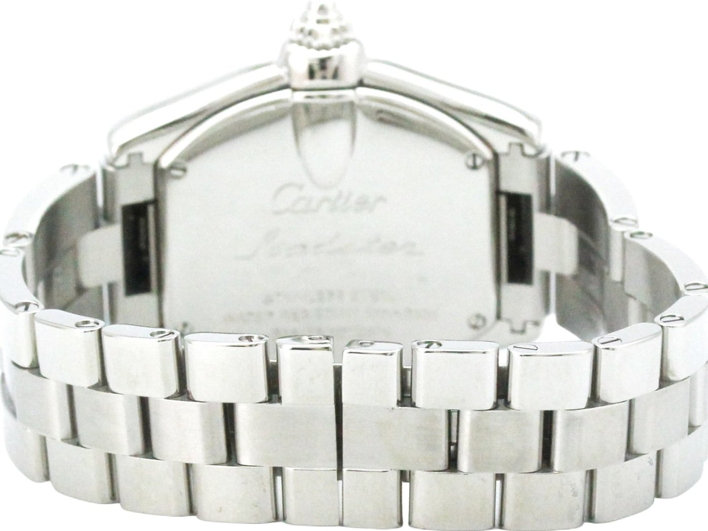 Cartier Roadster Quartz Stainless Steel with Mother of Pearl 31