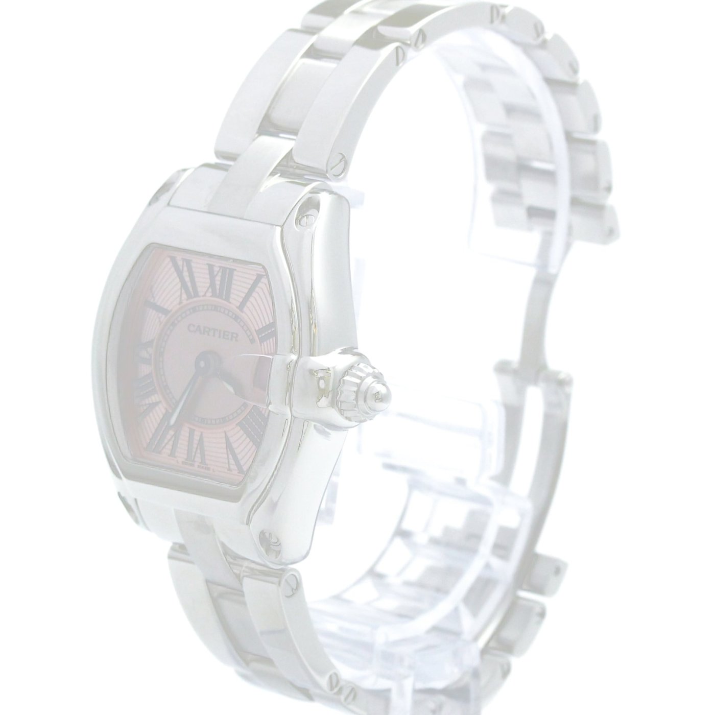 Cartier Roadster Quartz Stainless Steel with Mother of Pearl 31