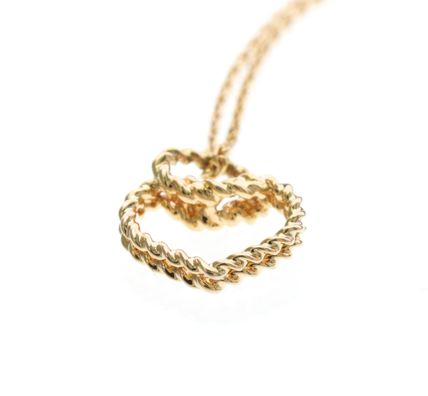 Cartier Torta Heart Pendant 18K Rose Gold