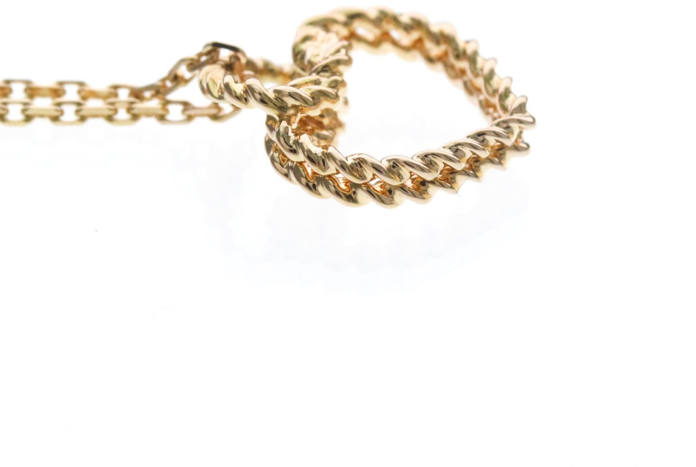 Cartier Torta Heart Pendant 18K Rose Gold