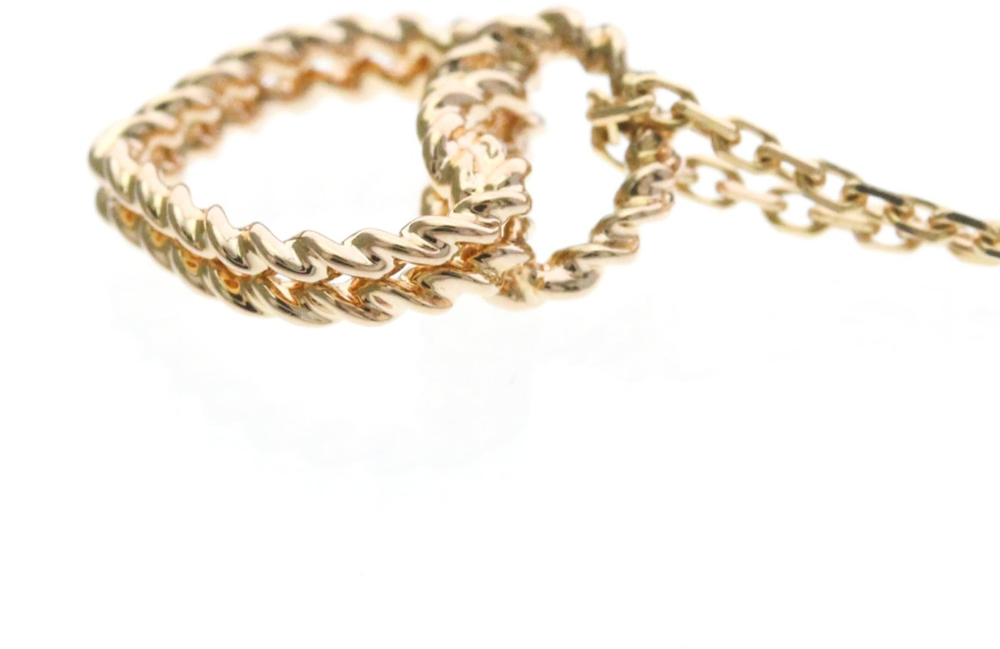 Cartier Torta Heart Pendant 18K Rose Gold