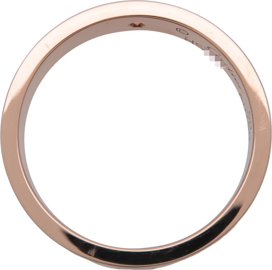 Cartier Love Wedding Band 1 Diamond 18K Rose Gold with Diamond