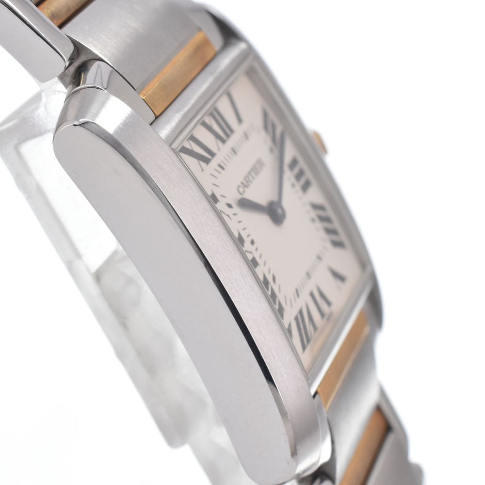 Cartier Tank Francaise Quartz Stainless Steel and Yellow Gold 25