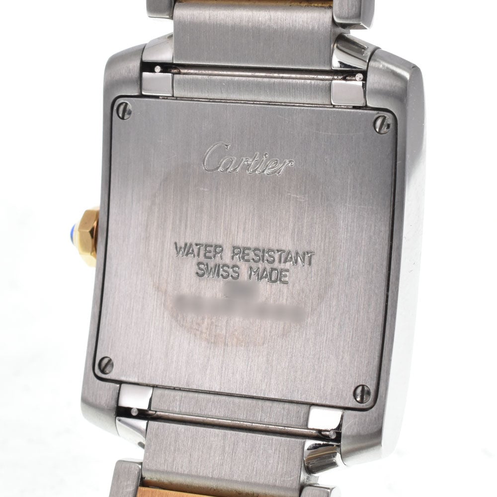 Cartier Tank Francaise Quartz Stainless Steel and Yellow Gold 25